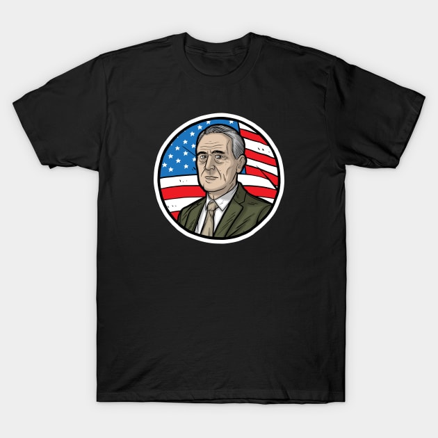 Franklin D. Roosevelt T-Shirt by Baddest Shirt Co.